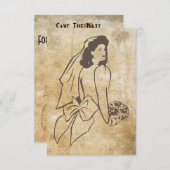 Braut in Brown Grunge (Vorne/Hinten)