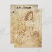 Braut in Brown Grunge (Vorne/Hinten)