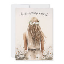 Braut in Daisien mit Haartracht