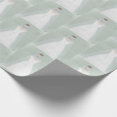 Braut in Hochzeitskleid Geschenkpapier (Ecke)