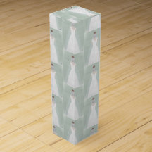 Braut in Hochzeitskleid