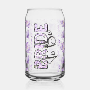 Braut In Lila Blumen Dosenglas