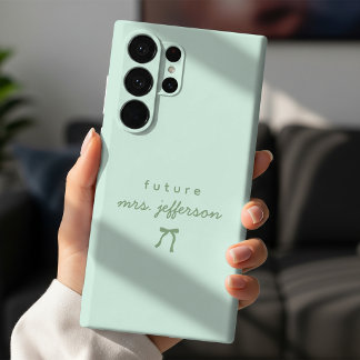 Braut in spe | Elegante Schrift Zukünftige Mrs Case-Mate iPhone 14 Plus Hülle