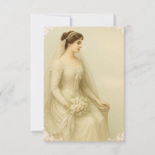 Braut in spe save the date (Vorderseite)