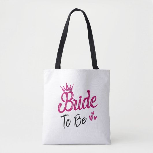 "Braut in spe" Tasche (Vorderseite)