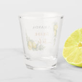 Braut in spe Zitrone Schnapsglas (Rückseite)