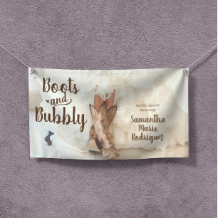 Braut in Stiefeln Brautparty Texas Banner