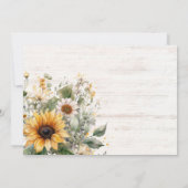 Braut in Stiefeln Wandern Bridal Dusche Einladung (Rückseite)