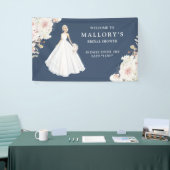 Braut in Wedding Gown Brautparty Willkommen Banner (Messeveranstaltung)
