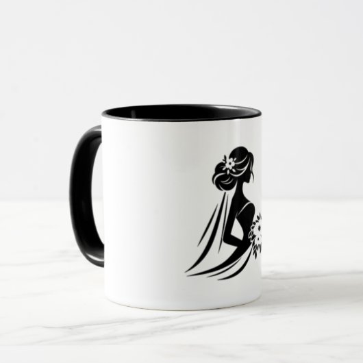 Braut-in-Werden-Tasse Tasse (Vorderseite Links)