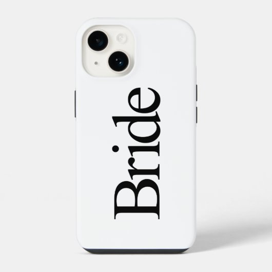 Braut iPhone Hülle (Rückseite)