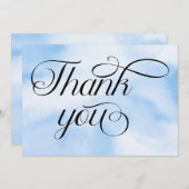 Braut ist auf Cloud Nine Brautparty Dankeskarte (Vorne/Hinten)