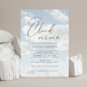 Braut ist auf Cloud Nine Brautparty Einladung