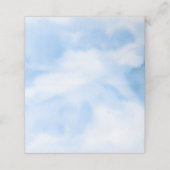 Braut ist auf Cloud Nine Brautparty Platzkarte (Außenseite Aufgefaltet)