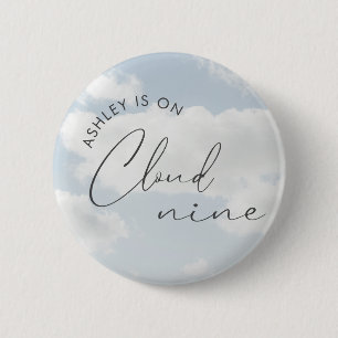 Braut ist auf Wolke 7 Brautparty Button