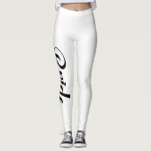 Braut-Junggeselinnen-Abschied elegant Leggings (Vorderseite)
