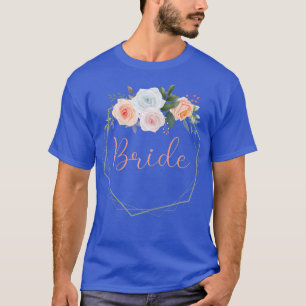 Braut Junggesellenabschied Rosen Braut Damen T-Shirt