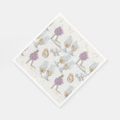 Braut-Junggesellinnen-Abschied  Serviette (Ecke)
