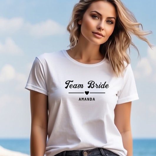 Braut Junggesellinnenabschied benutzerdefiniertes T-Shirt