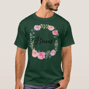 Braut Junggesellinnenabschied Floralkranz Team Bra T-Shirt