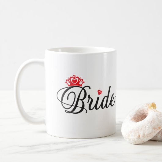 Braut kaffeetasse (Mit Donut)