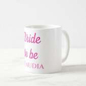 Braut Kaffeetasse (VorderseiteRechts)