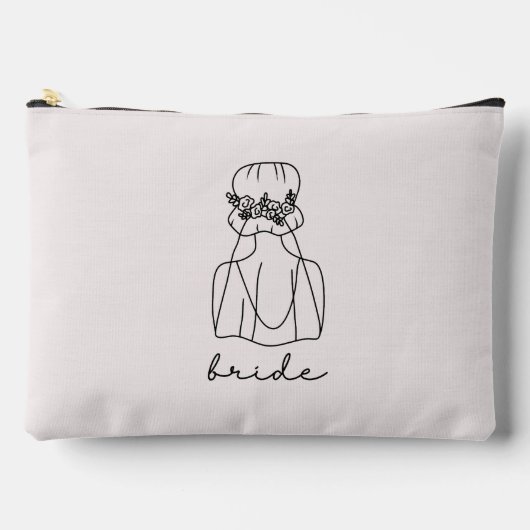 Braut Kosmetiktäschchen Zubehörtasche (Vorderseite)