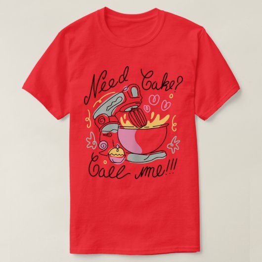 Braut Kuchen nennen mich Niedlich Backgeschenk für T-Shirt (Design vorne)