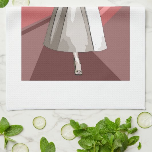 Braut Küchentuch (Gefaltet)