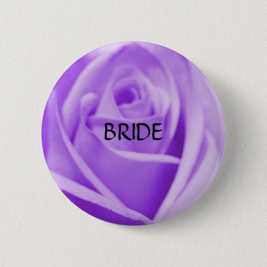 BRAUT - Lavendel-Rosenknopf Button (Vorderseite)