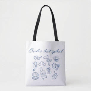 Braut-Letzter-Spritzer-Design   Ocean Beach Jungge Tasche