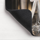Braut-Martini-Cocktail auf einer Bar Mousepad (Ecke)