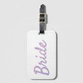 Braut: Matching Dream Clouds Lover Gepäckanhänger (Vorderseite Vertikal)