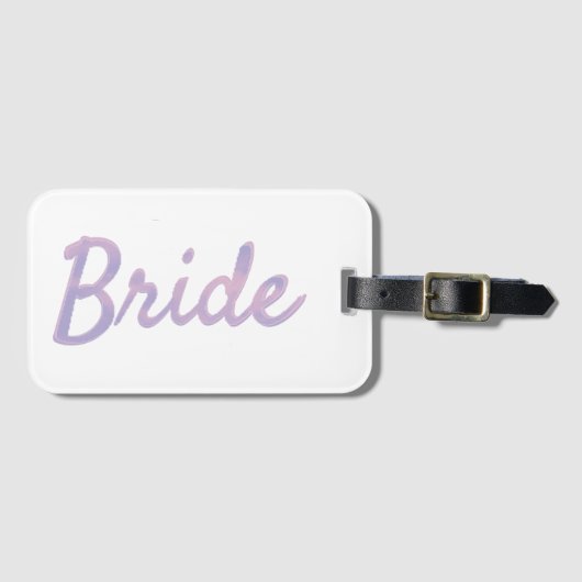 Braut: Matching Dream Clouds Lover Gepäckanhänger (Vorderseite (Horizontal))