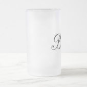 Braut Mattglas Bierglas (Mittel)