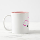 Braut (mein Tag, meine Weise!) Zweifarbige Tasse (Links)