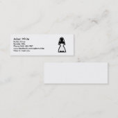 Braut Mini Visitenkarte (Vorne/Hinten)