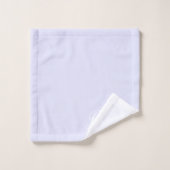 Braut mit Herzen im hellen Lavendel Badhandtuch Set (Waschlappen)