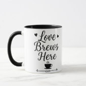 Braut mit Liebe Tasse (Links)