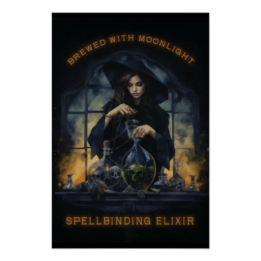 Braut mit Mondlicht-Zauberhexen Poster (Vorderseite)