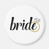 Braut mit Ring Magnet (Vorne)