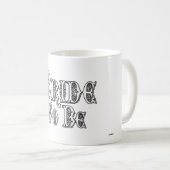 Braut mit Schleier, Extravagant weiß - schwarze Ko Kaffeetasse (VorderseiteRechts)