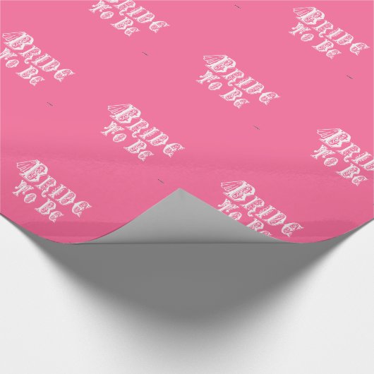 Braut mit Schleier, Extravaganter Weißart Geschenkpapier (Ecke)