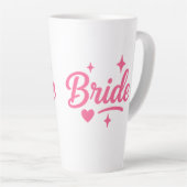 Braut Neon Pink Milchtasse (Rechte Ecke)