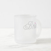 Braut-noble Grau Mattglastasse (VorderseiteRechts)