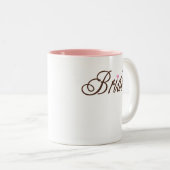 Braut-nobles Braun Zweifarbige Tasse (VorderseiteRechts)