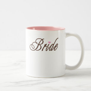Braut-nobles Braun Zweifarbige Tasse
