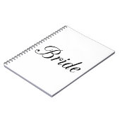 Braut-Notizbuch Notizblock (Linke Seite)