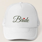 Braut, nur verheiratet, truckerkappe (Vorderseite)
