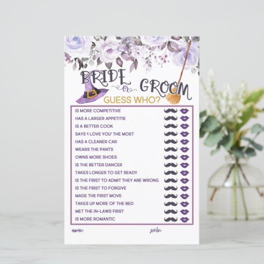 Braut oder Bräutigam - Diese Hexe wird heftig (Stehend Vorderseite)